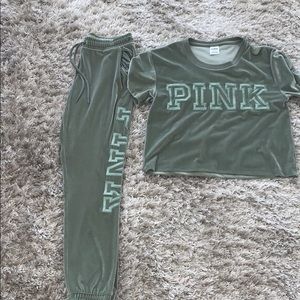 Pink Victoria secret sweatsuit